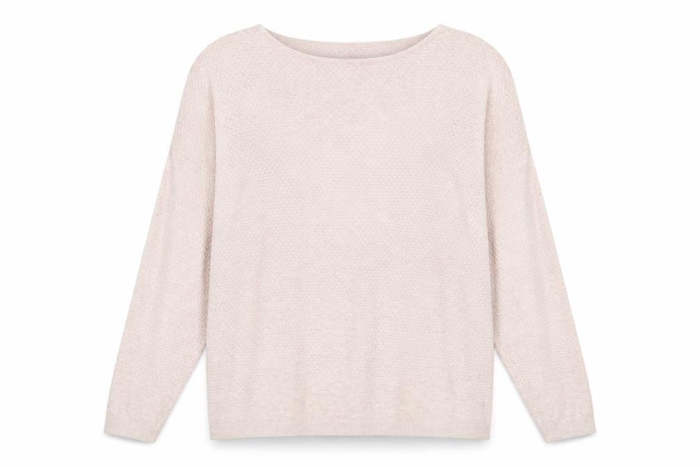 Only Womens Pink Round Neck Viscose Pullover Jumper Size M