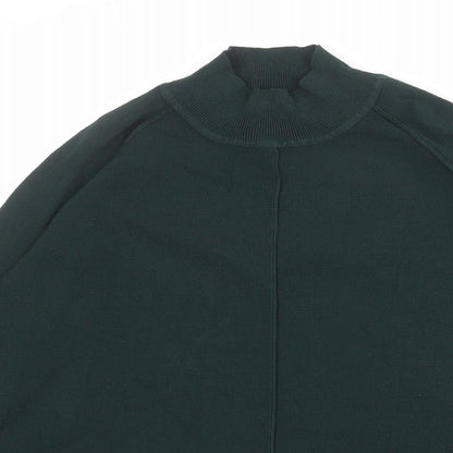 Next Womens Green High Neck Viscose Pullover Jumper Size 8