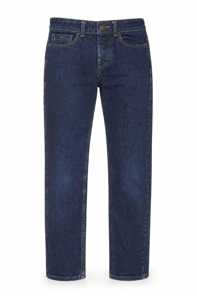 Denim & Co. Mens Blue Cotton Straight Jeans Size 28 in L30 in Slim Zip
