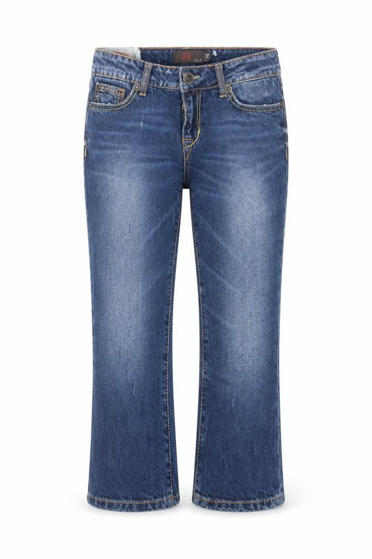 Liu Jo Womens Blue Cotton Bootcut Jeans Size 28 in L20 in Regular Zip