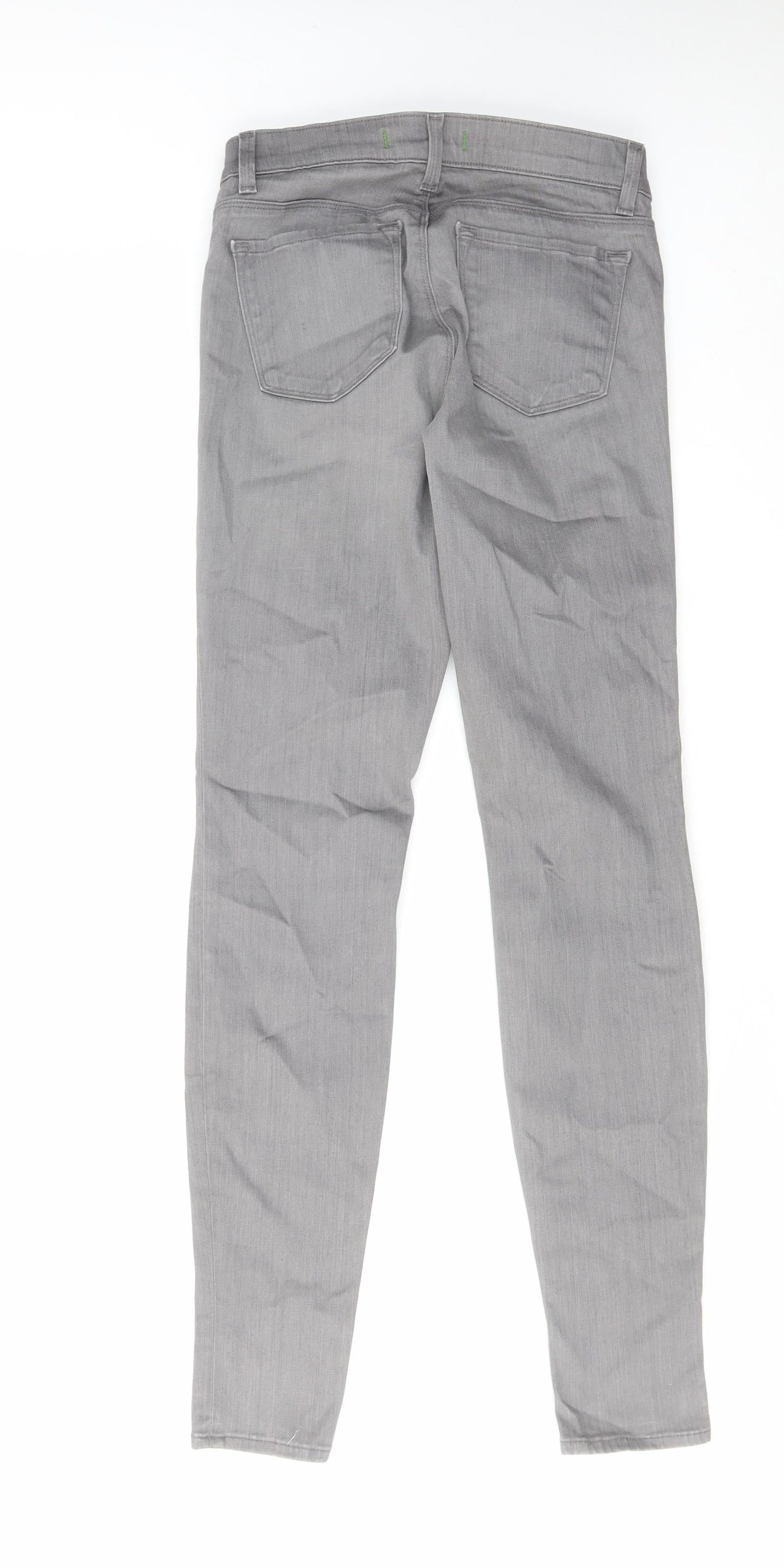 J.BRAND Womens Grey Cotton Skinny Jeans Size 25 in L30 in Regular Zip