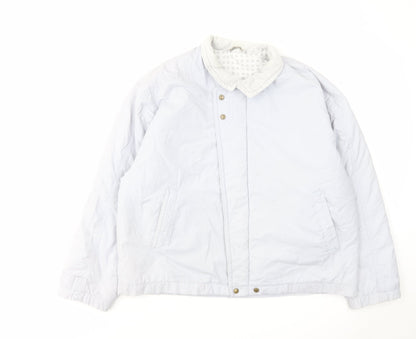 St Michael Womens Blue Jacket Size L Zip