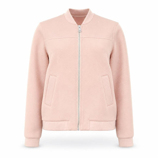 Topshop Womens Pink Herringbone Jacket Size 10 Zip