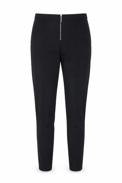 River Island Womens Black Nylon Trousers Size 8 L27 in Regular Zip - Panelled