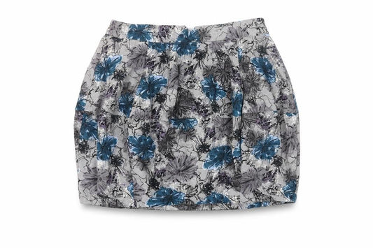Vero Moda Womens Multicoloured Floral Polyester Mini Skirt Size 10 Zip