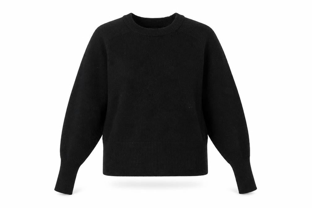 NEXT Womens Black Round Neck Polyester Pullover Jumper Size XS