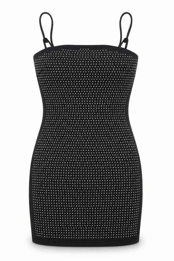 PARISIAN SIGNATURE Womens Black Polyester Bodycon Size 6 Square Neck Pullover