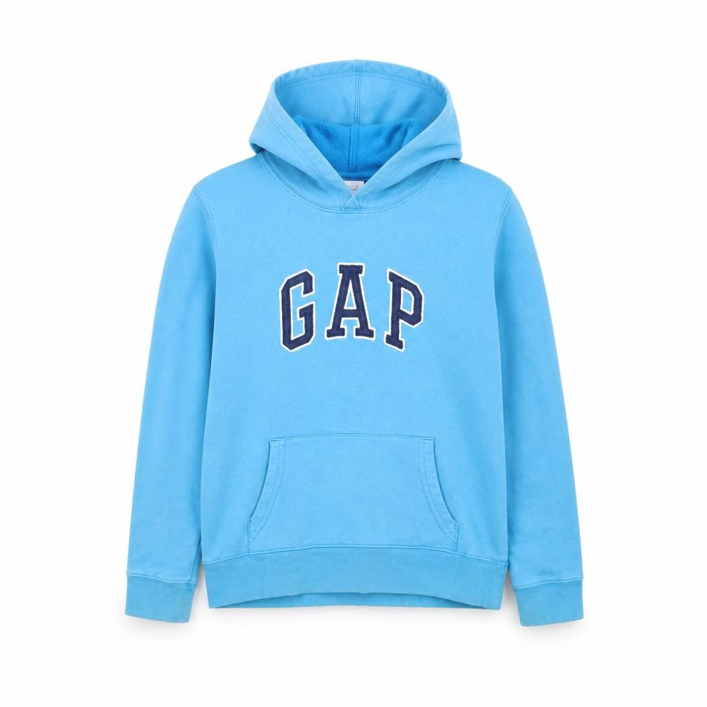 Gap Boys Blue Cotton Pullover Hoodie Size S Pullover
