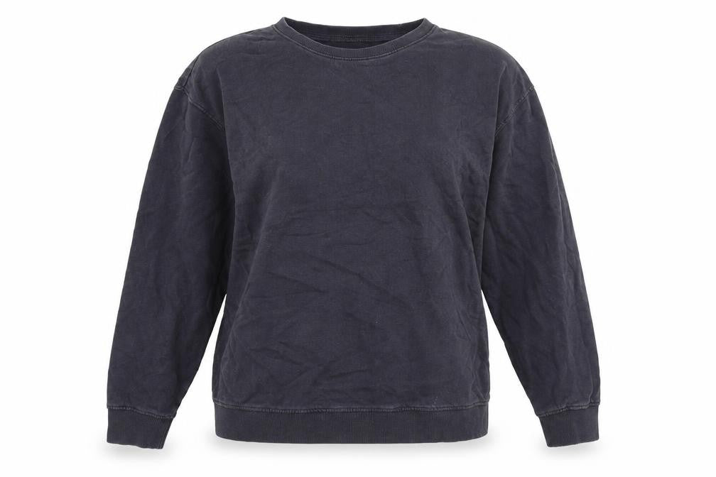 Zara Womens Grey Cotton Pullover Sweatshirt Size S Pullover
