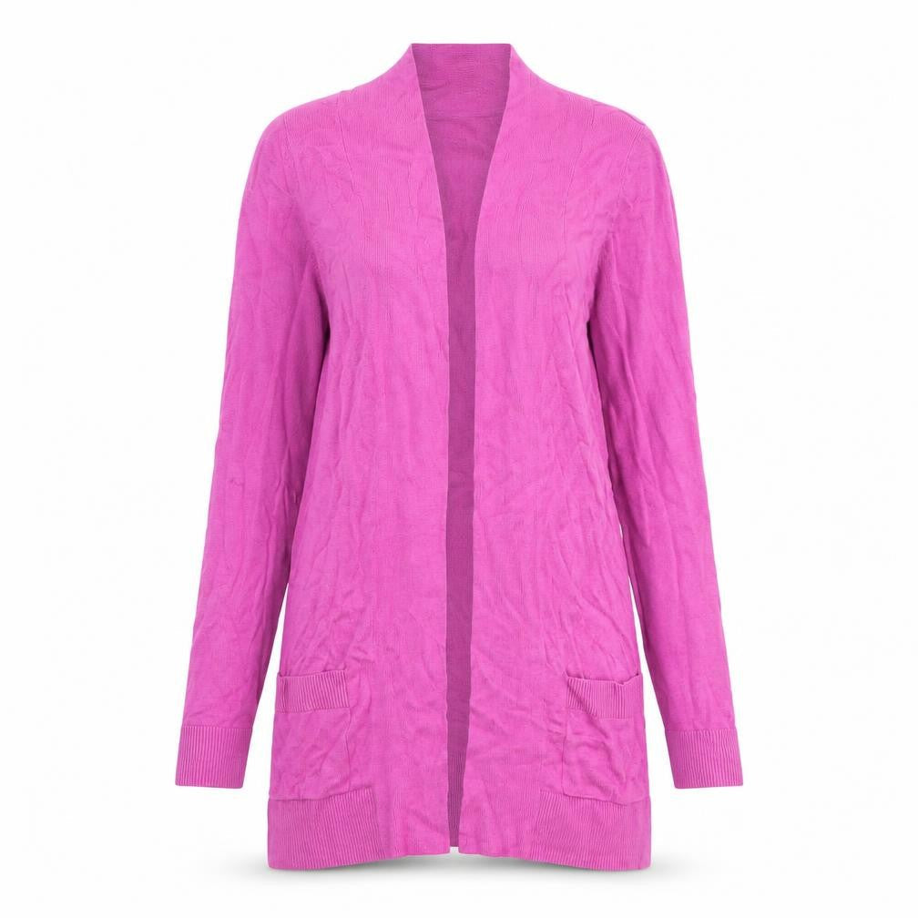 Wallis Womens Purple V-Neck Viscose Cardigan Jumper Size S