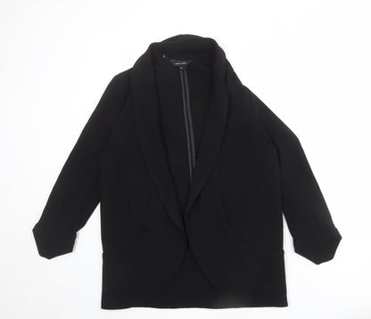 Next Womens Black Polyester Jacket Blazer Size 10