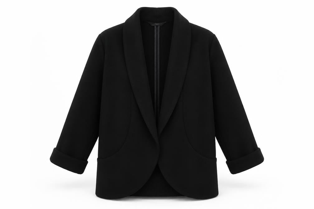 NEXT Womens Black Polyester Jacket Blazer Size 10