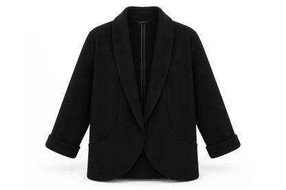 Next Womens Black Polyester Jacket Blazer Size 10