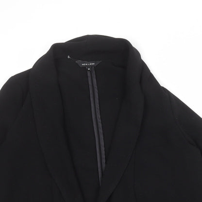 Next Womens Black Polyester Jacket Blazer Size 10