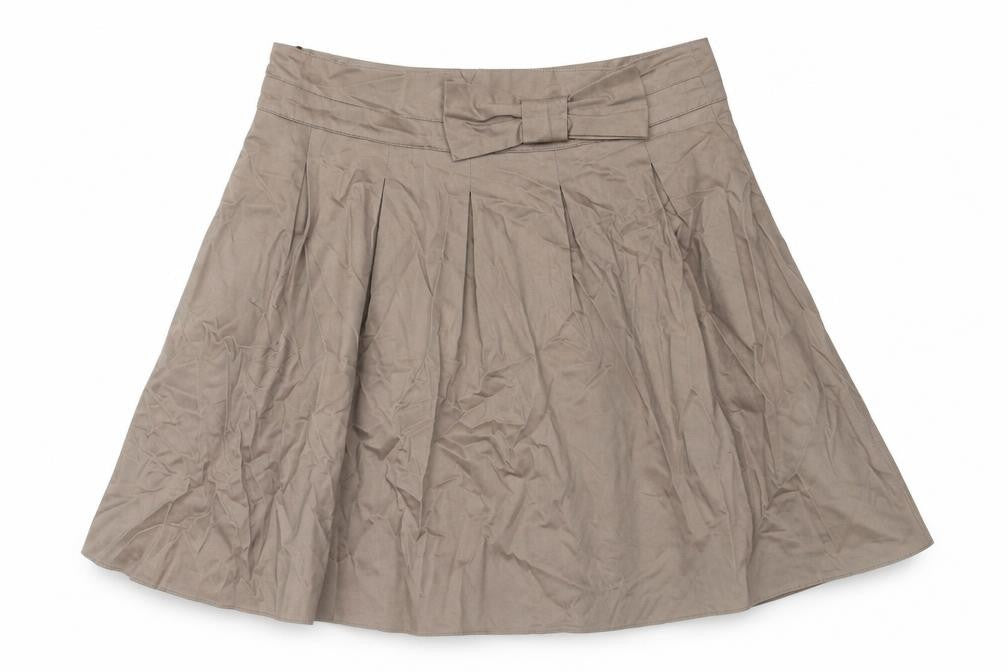 Dorothy Perkins Womens Brown Cotton Tulip Skirt Size 14 Zip
