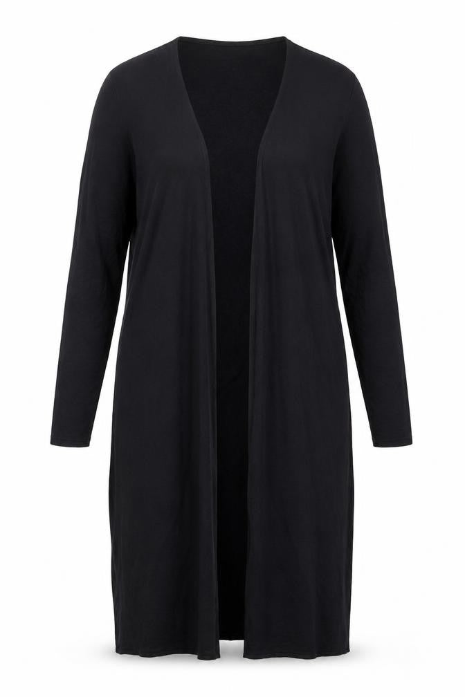 YAYA Womens Black V-Neck Viscose Cardigan Jumper Size M