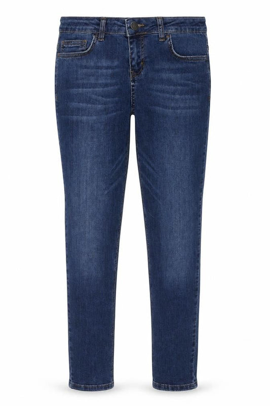 Hera Mens Blue Herringbone Cotton Skinny Jeans Size 30 in L27 in Regular Zip