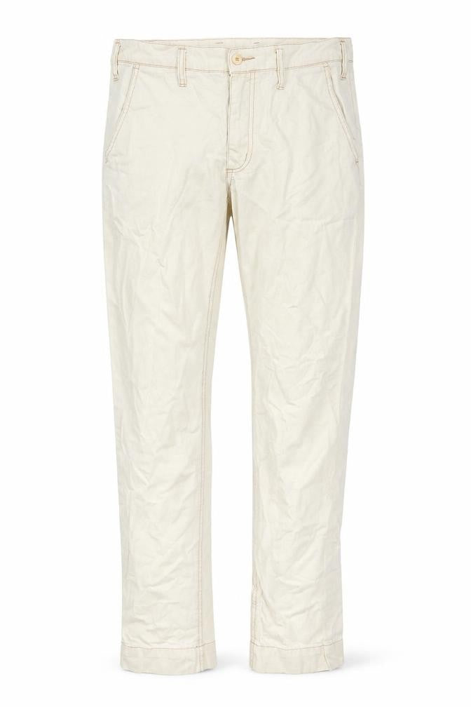 Cheap Monday Mens Ivory Cotton Straight Jeans Size 31 in L34 in Regular Zip