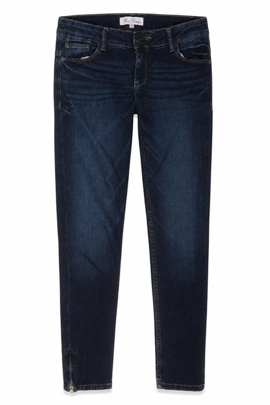 Be Beau Womens Blue Cotton Skinny Jeans Size 8 L29 in Regular Zip