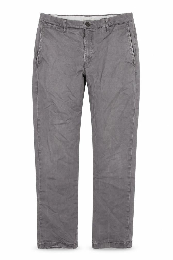 Goodthreads Mens Grey Cotton Straight Jeans Size 31 in L30 in Regular Zip