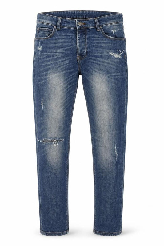 ASOS Mens Blue Cotton Skinny Jeans Size 31 in L31 in Regular Zip