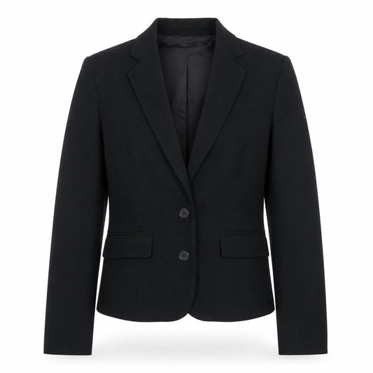Marks & Spencer Womens Black Polyester Jacket Blazer Size 8