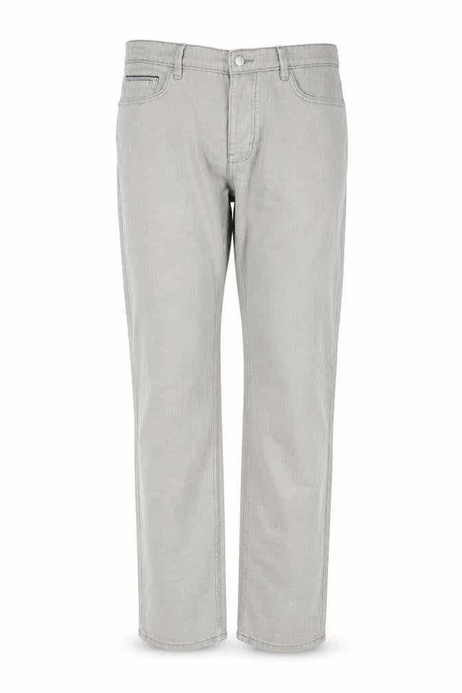 Gaffer Jeans Mens Beige Cotton Straight Jeans Size 34 in L34 in Regular Zip