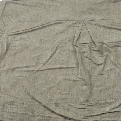 Next Womens Brown Polyester Basic Button-Up Size 18 Collared