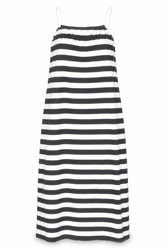 Only Womens Multicoloured Striped Cotton Slip Dress Size 2XL Square Neck Pullover