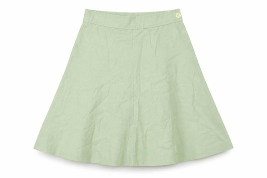 Matthew Royce Womens Green Polyester Skater Skirt Size 16 Zip