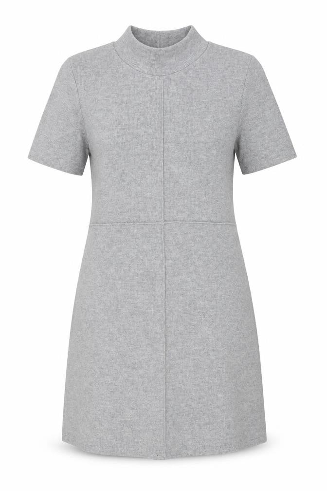 Zara Womens Grey Polyester A-Line Size S Mock Neck Pullover