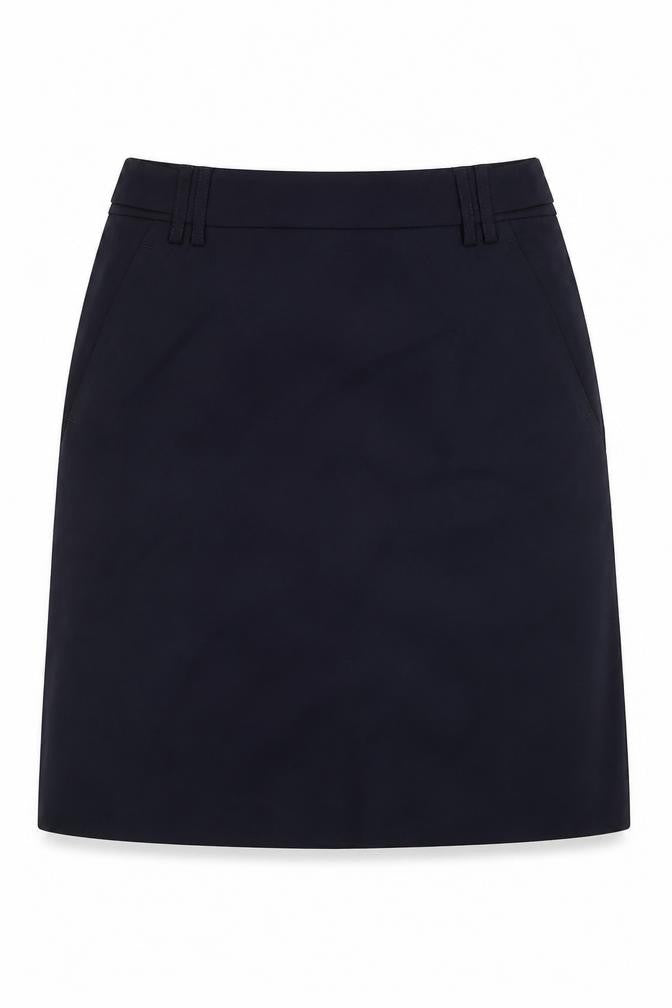 NEXT Womens Blue Polyester A-Line Skirt Size 10 Zip