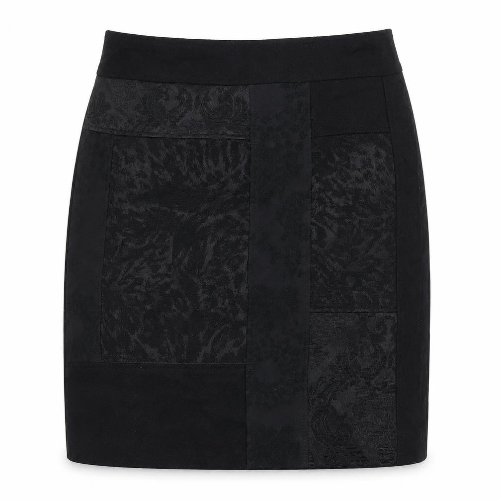 Gerry Weber Womens Black Polyester A-Line Skirt Size 32 in Zip