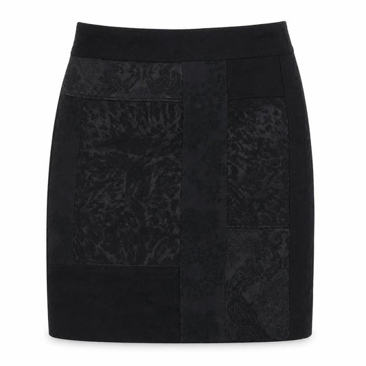 Gerry Weber Womens Black Polyester A-Line Skirt Size 32 in Zip