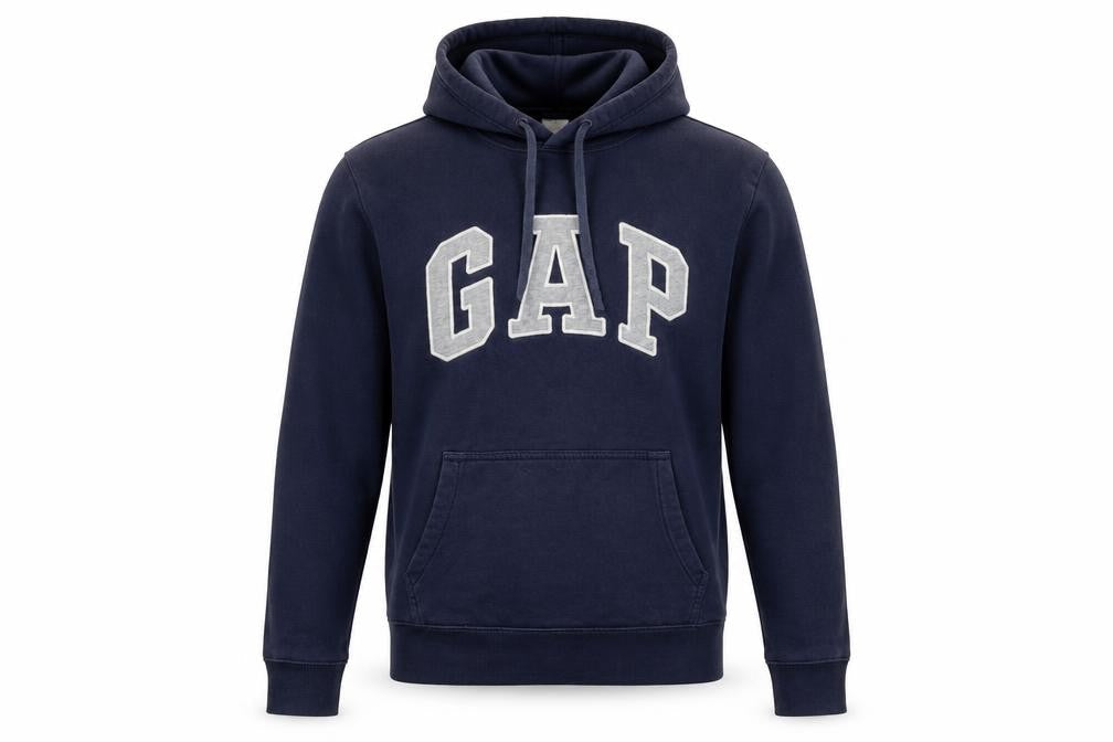 Gap Mens Blue Cotton Pullover Hoodie Size XS
