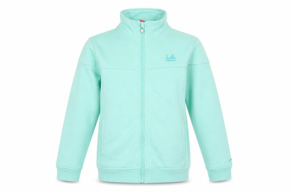 LA Gear Girls Green Basic Jacket Jacket Size 9-10 Years Zip