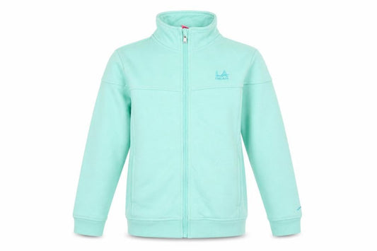 Front view of LA Gear girls’ green basic jacket jacket, size 9-10, years zip