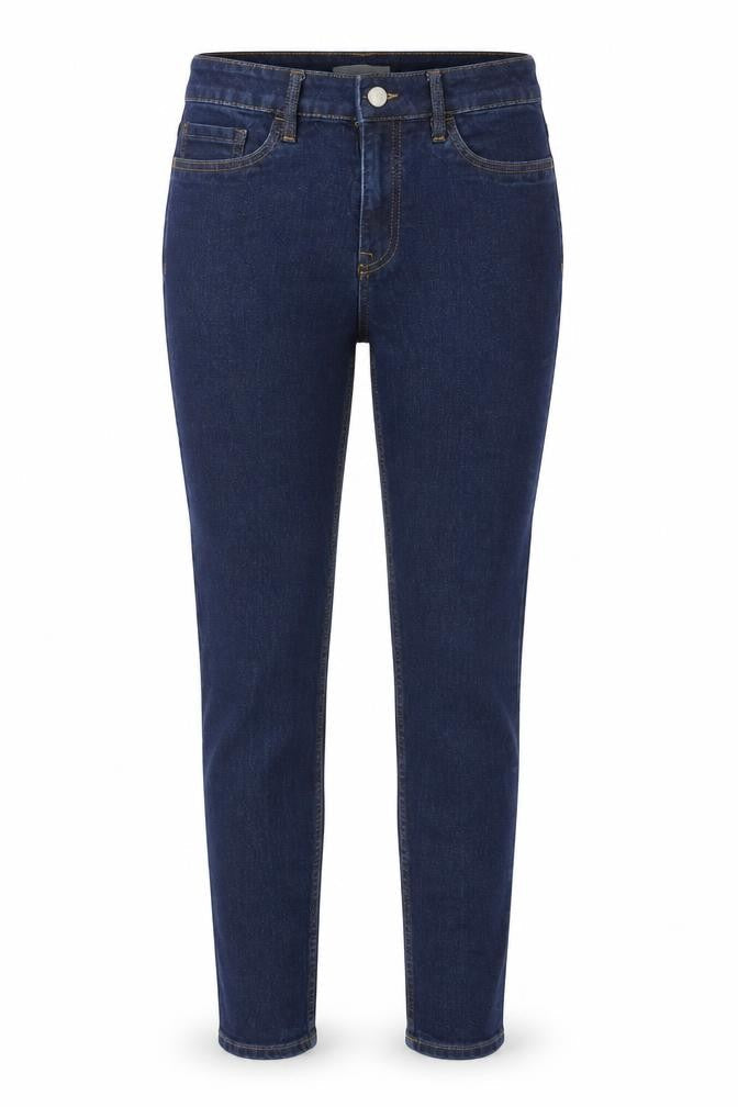 H&M Womens Blue Cotton Skinny Jeans Size 10 L28 in Regular Zip