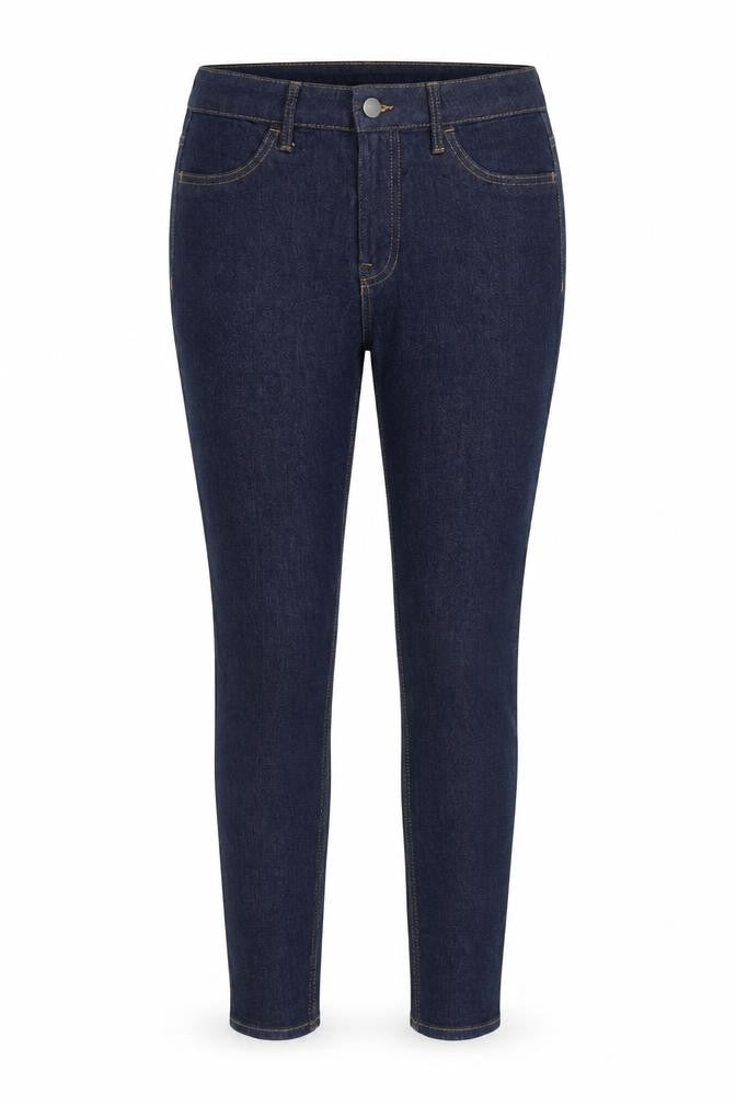 H&M Womens Blue Cotton Skinny Jeans Size 10 L28 in Regular Zip