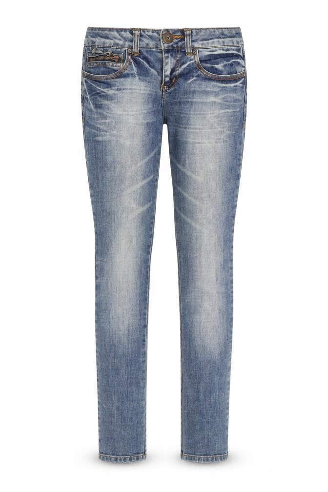Only Womens Blue Cotton Skinny Jeans Size 26 in L32 in Regular Zip