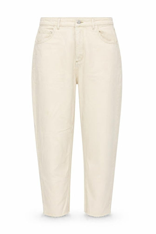 Reclaimed Vintage Womens Beige Cotton Mom Jeans Size 32 in L29 in Regular Zip
