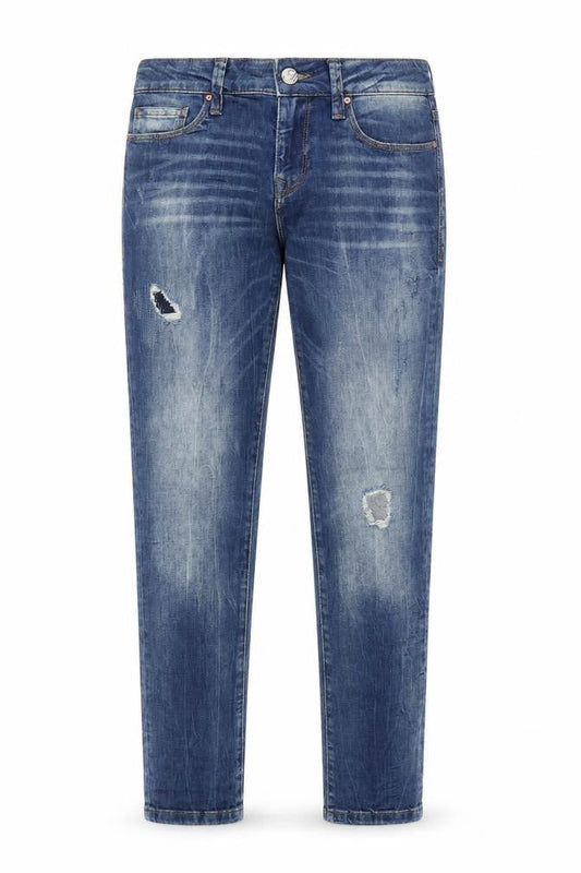 Mavi Jeans Mens Blue Cotton Straight Jeans Size 30 in L30 in Regular Zip
