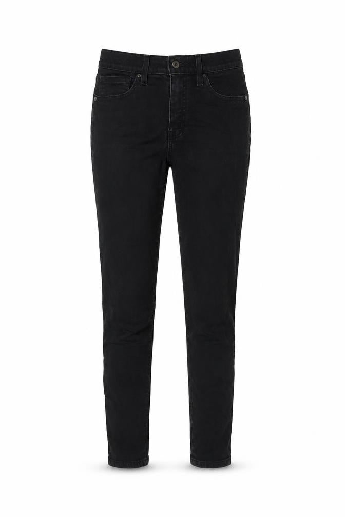 Kirkland Womens Black Cotton Skinny Jeans Size 6 L29 in Regular Button