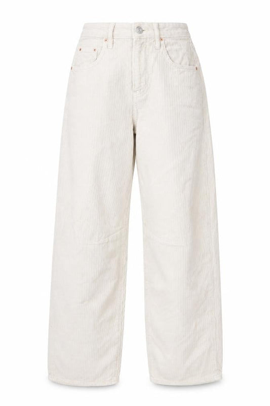 BDG Womens Beige Cotton Carrot Trousers Size 24 in L32 in Regular Button