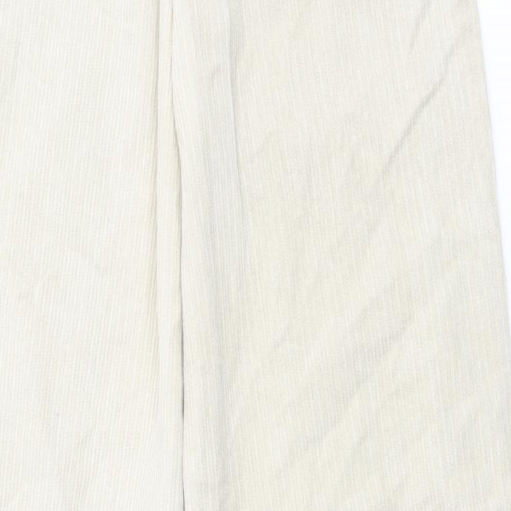 BDG Womens Beige Cotton Carrot Trousers Size 24 in L32 in Regular Button