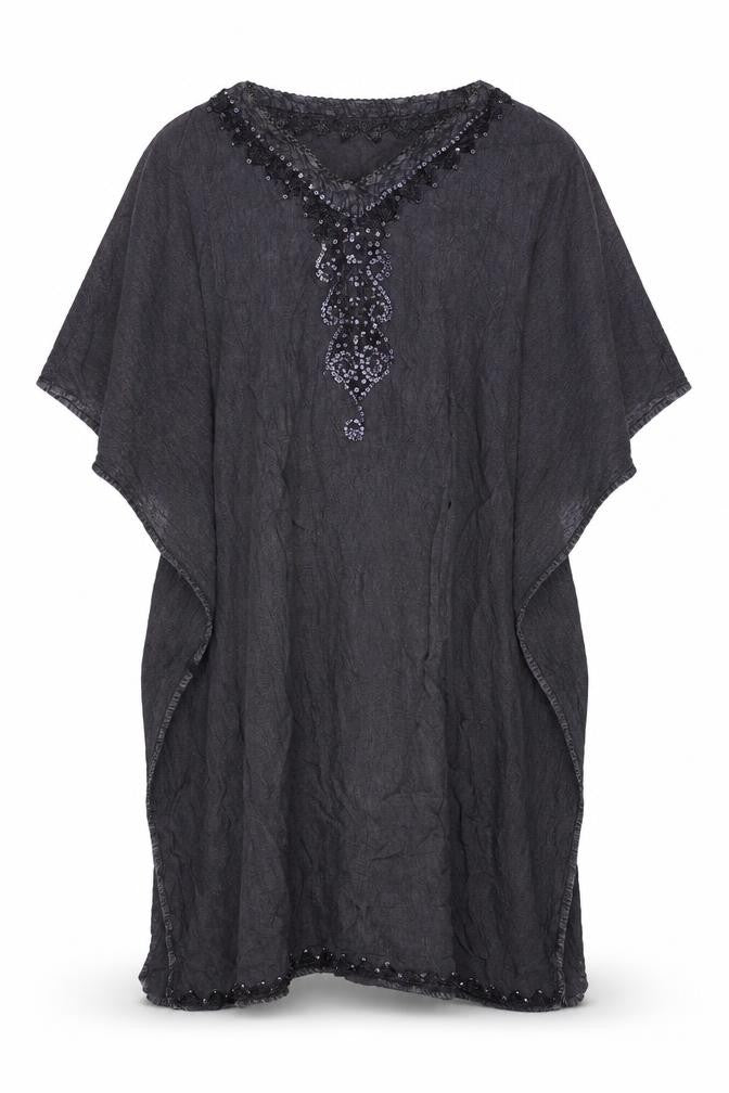 Nightingales Womens Grey Polyester Cover Up One Size