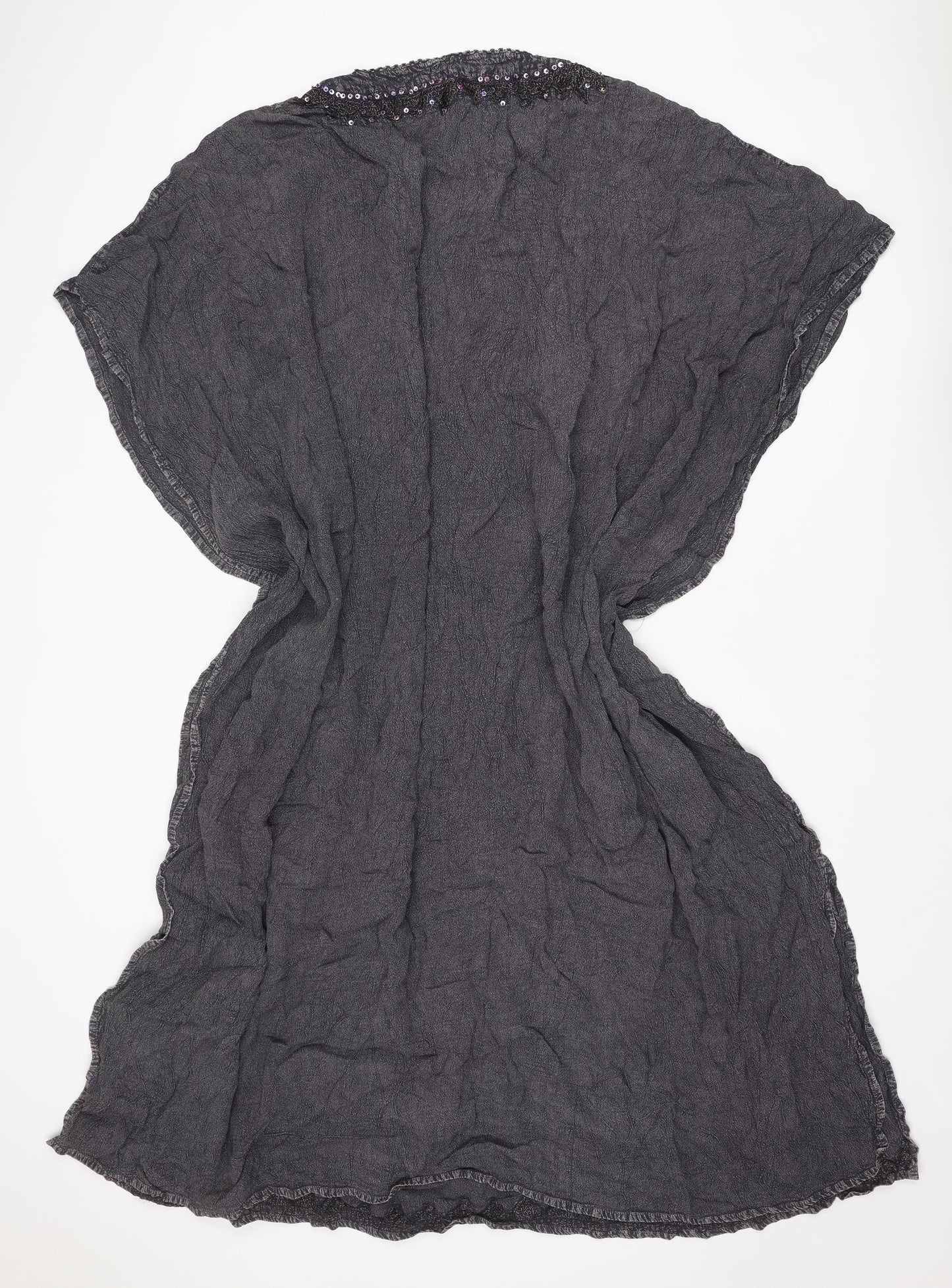 Nightingales Womens Grey Polyester Cover Up One Size