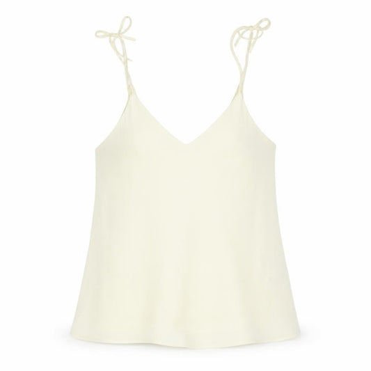 River Island Womens Ivory Polyester Camisole Tank Size 8 V-Neck