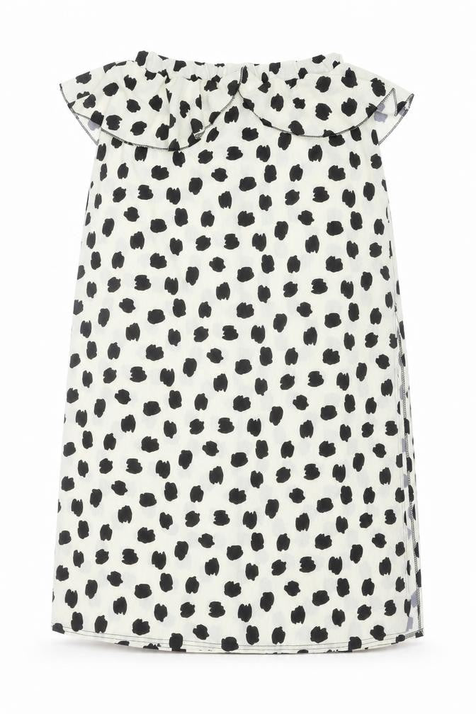 Boohoo Womens Ivory Geometric Polyester A-Line Skirt Size 8