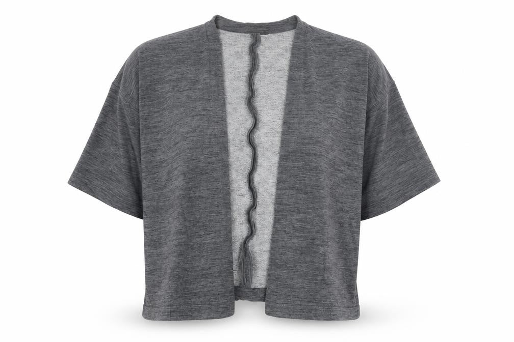 Gap Womens Grey V-Neck Polyester Cardigan Jumper Size M